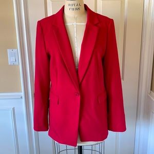 White House Black Market raspberry blazer
